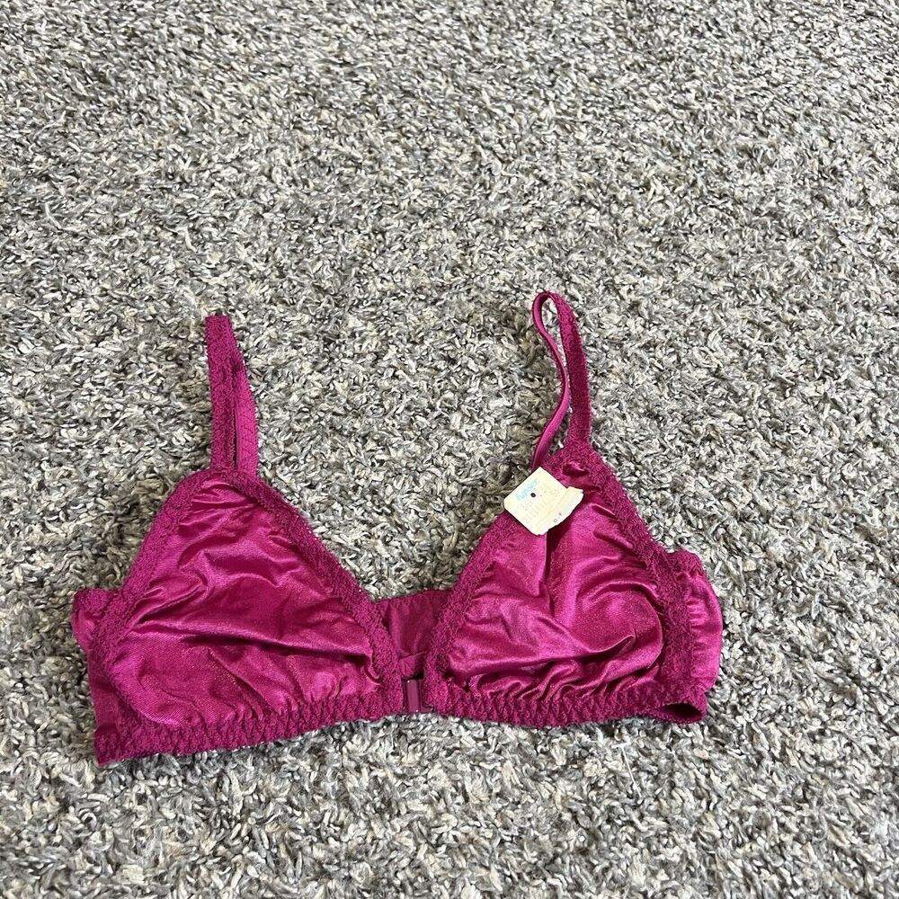Vintage Kayser Bra Size 34 Front Close Wireless Ethereal Angelcore 70s 80s New